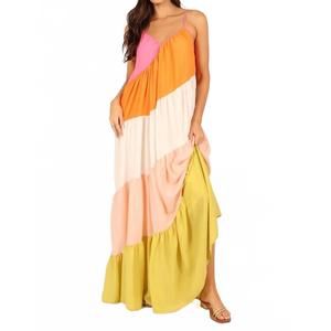 NEW FORE COLLECTION boho chic maxi dress in multi